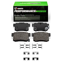 Performance Sport Brake Pads & Hardware Kit, Fits Select Fits Multiple Makes/Models, Position: Rear