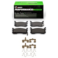 Performance Sport Brake Pads & Hardware Kit, 1994-2003 Ford/Lincoln/Mercury/Mazda, Position: Rear