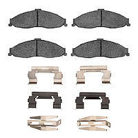 Performance Sport Brake Pads & Hardware Kit, 1998-2002 GM, Position: Front