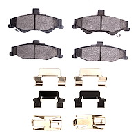 Performance Sport Brake Pads & Hardware Kit, 1998-2002 GM, Position: Rear