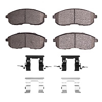 Performance Sport Brake Pads & Hardware Kit, 2002-2019 Fits Multiple Makes/Models, Position: Front