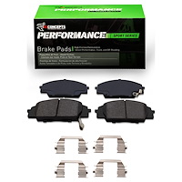 Performance Sport Brake Pads & Hardware Kit, 2000-2011 Acura/Honda, Position: Front