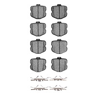 Performance Sport Brake Pads & Hardware Kit, 2006-2013 GM, Position: Rear