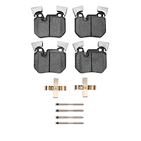 Performance Sport Brake Pads & Hardware Kit, 2006-2013 BMW, Position: Rear
