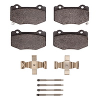 Performance Sport Brake Pads & Hardware Kit, Fits Select GM, Position: Rear