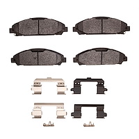 Performance Sport Brake Pads & Hardware Kit, Fits Select Ford/Lincoln/Mercury/Mazda, Position: Front