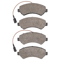 Super-Duty Brake Pads, Fits Select Mopar, Position: Front