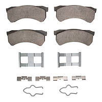 Super-Duty Brake Pads & Hardware Kit, 2016-2021 Freightliner, Position: Front & Rear
