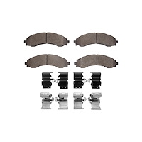 Super-Duty Brake Pads & Hardware Kit, Fits Select GM, Position: Front