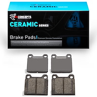 Ceramic Brake Pads, 1961-2004 Fits Multiple Makes/Models, Position: Rear & Front