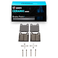 Ceramic Brake Pads & Hardware Kit, 1964-1974 Fits Multiple Makes/Models, Position: Front & Rear