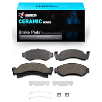 Ceramic Brake Pads & Hardware Kit, 1973-1985 Fits Multiple Makes/Models, Position: Front
