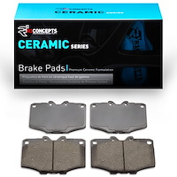 Ceramic Brake Pads, 1976-1989 Lexus/Toyota/Scion, Position: Front