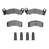 Ceramic Brake Pads & Hardware Kit, 1981-1994 Ford/Lincoln/Mercury/Mazda, Position: Front