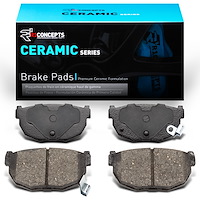 Ceramic Brake Pads, 1981-1998 Infiniti/Nissan, Position: Rear