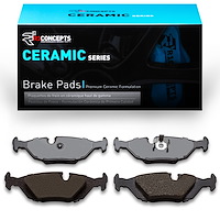 Ceramic Brake Pads, 1981-1991 BMW, Position: Rear