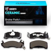 Ceramic Brake Pads, 1982-1993 Ford/Lincoln/Mercury/Mazda, Position: Front
