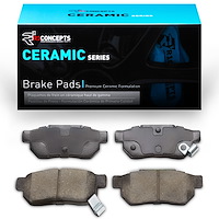 Ceramic Brake Pads, 1985-2014 Acura/Honda, Position: Rear