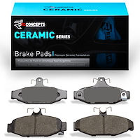 Ceramic Brake Pads, 1985-1997 GM, Position: Rear