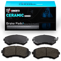 Ceramic Brake Pads, 1989-1996 Infiniti/Nissan, Position: Front