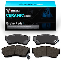 Ceramic Brake Pads, 1989-2001 GM, Position: Front