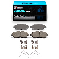 Ceramic Brake Pads & Hardware Kit, 1992-2003 Fits Multiple Makes/Models, Position: Front