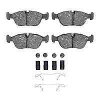Ceramic Brake Pads & Hardware Kit, 1993-2004 Volvo, Position: Front