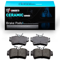 Ceramic Brake Pads, 1994-2004 Ford/Lincoln/Mercury/Mazda, Position: Rear