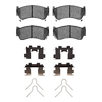 Ceramic Brake Pads & Hardware Kit, 1995-2000 Infiniti/Nissan, Position: Front