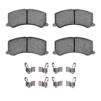Ceramic Brake Pads & Hardware Kit, 1995-2002 Suzuki, Position: Front