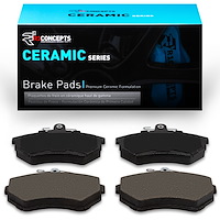 Ceramic Brake Pads, 1984-2008 Audi/Porsche/Volkswagen, Position: Front