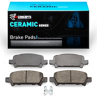 Ceramic Brake Pads, 1998-2009 Subaru, Position: Rear