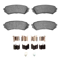 Ceramic Brake Pads & Hardware Kit, 1998-2007 Lexus/Toyota/Scion, Position: Rear