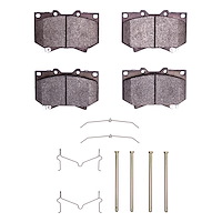 Ceramic Brake Pads & Hardware Kit, 2000-2002 Lexus/Toyota/Scion, Position: Front