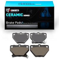 Ceramic Brake Pads, 2000-2008 Fits Multiple Makes/Models, Position: Rear