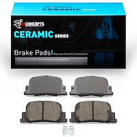 Ceramic Brake Pads, 2000-2010 Lexus/Toyota/Scion, Position: Rear