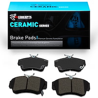 Ceramic Brake Pads, 2001-2010 Mopar, Position: Front