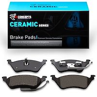 Ceramic Brake Pads, 2001-2007 Mopar, Position: Rear