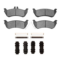 Ceramic Brake Pads & Hardware Kit, 1998-2005 Mercedes-Benz, Position: Rear