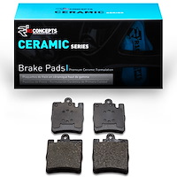 Ceramic Brake Pads, 1996-2011 Mercedes-Benz, Position: Rear