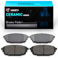 Ceramic Brake Pads, 2001-2003 Ford/Lincoln/Mercury/Mazda, Position: Rear