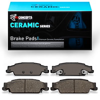 Ceramic Brake Pads, 2003-2011 GM, Position: Rear
