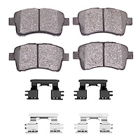 Ceramic Brake Pads & Hardware Kit, 2002-2005 Suzuki, Position: Front