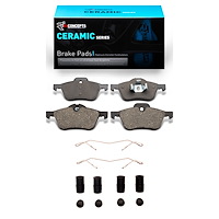Ceramic Brake Pads & Hardware Kit, 2002-2008 Mini, Position: Front