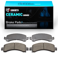 Ceramic Brake Pads, 2002-2014 GM, Position: Rear