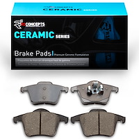 Ceramic Brake Pads, 2003-2014 Volvo, Position: Rear