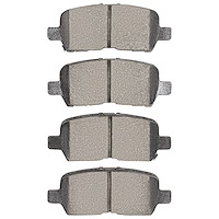 Ceramic Brake Pads, 2004-2016 GM, Position: Rear