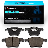 Ceramic Brake Pads, 2003-2009 Volvo, Position: Front