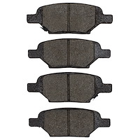 Ceramic Brake Pads, 2004-2012 GM, Position: Rear