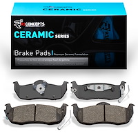 Ceramic Brake Pads, 2004-2015 Infiniti/Nissan, Position: Rear